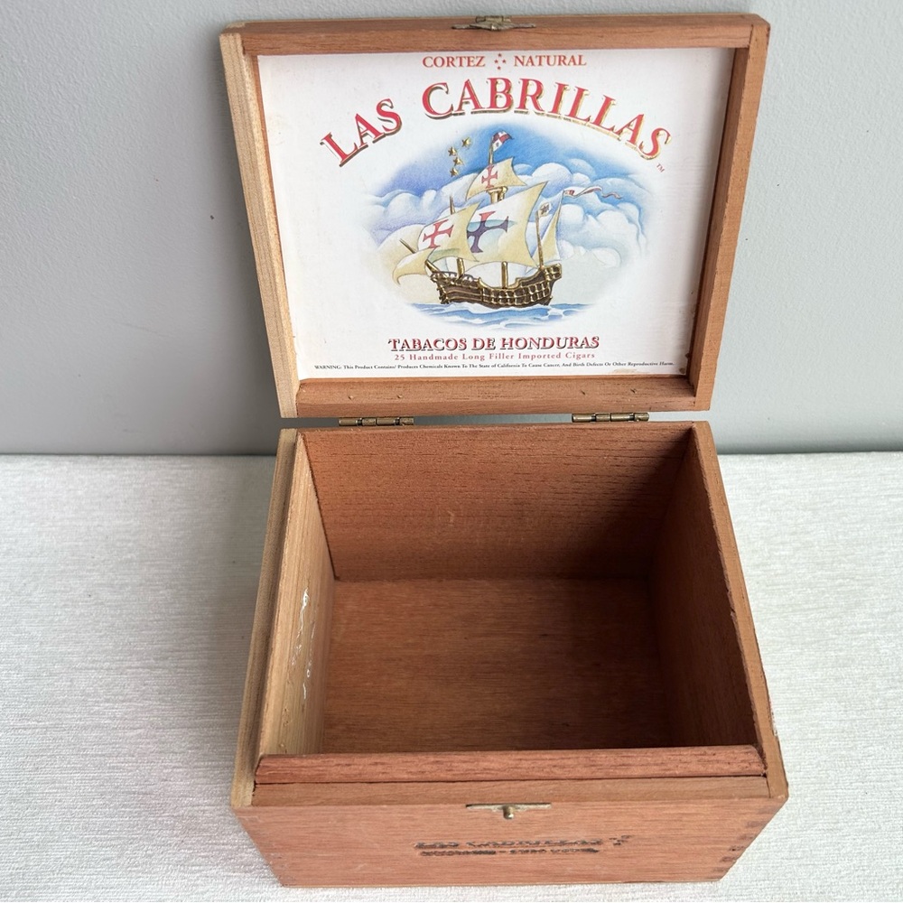 small wooden cigar box